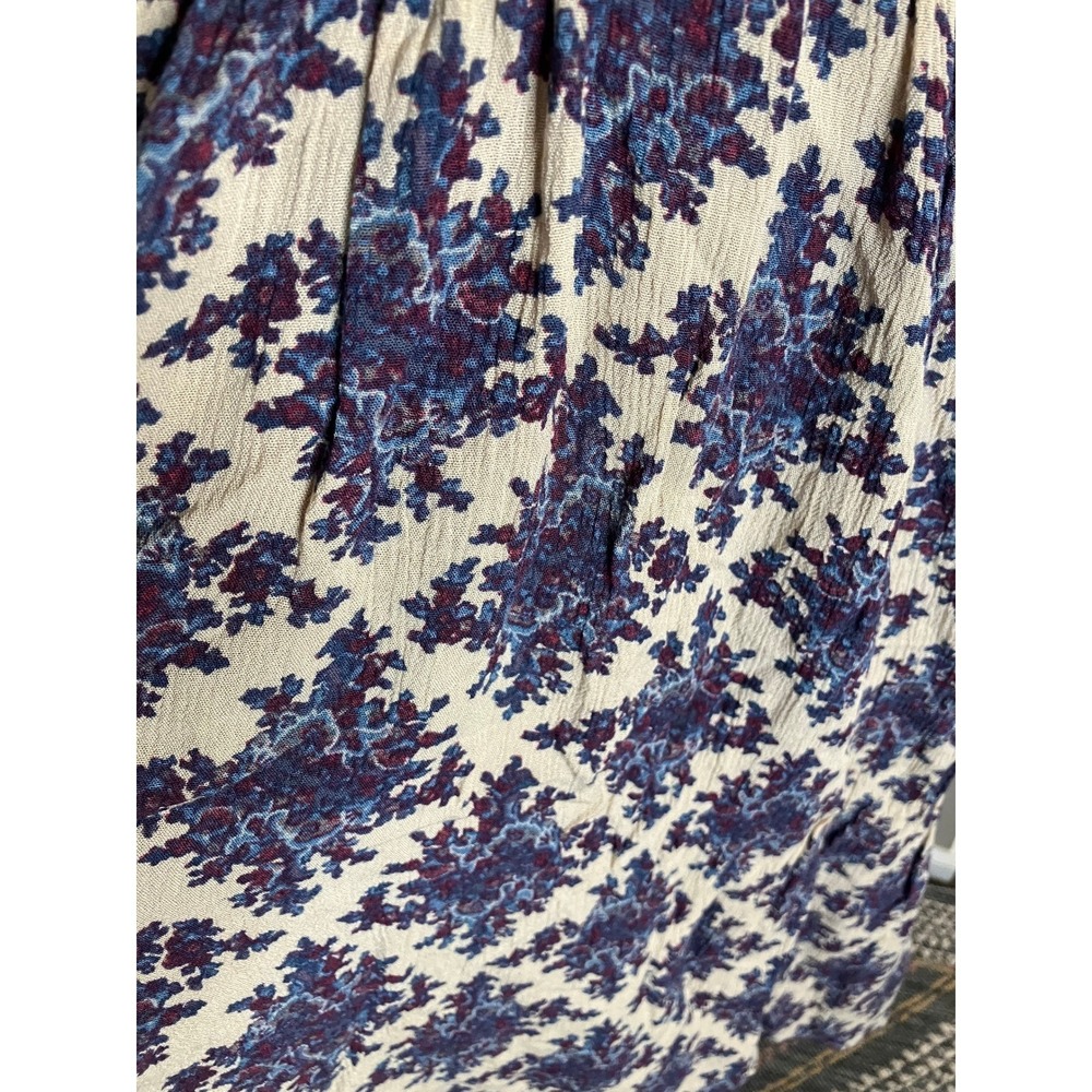 Free‎ People Lonesome Dove Hi-Lo Crochet Floral Boho Gypsy Cottage dress Size 4 - Picture 8 of 12
